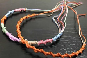 輪結びの編み方